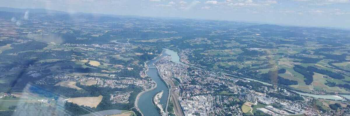 Verortung via Georeferenzierung der Kamera: Aufgenommen in der Nähe von Kreisfreie Stadt Passau, Deutschland in 400 Meter
